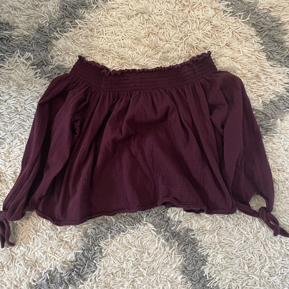 FREE PEOPLE OFF SHOULDER TOP